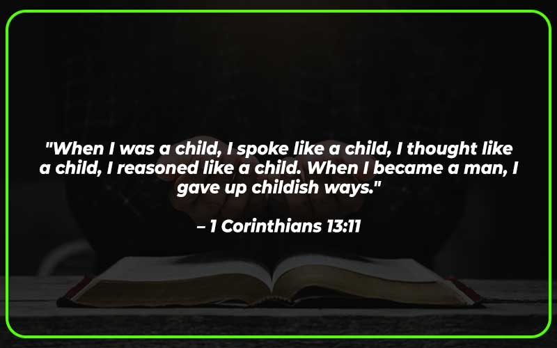 Bible Verses About Growing Up