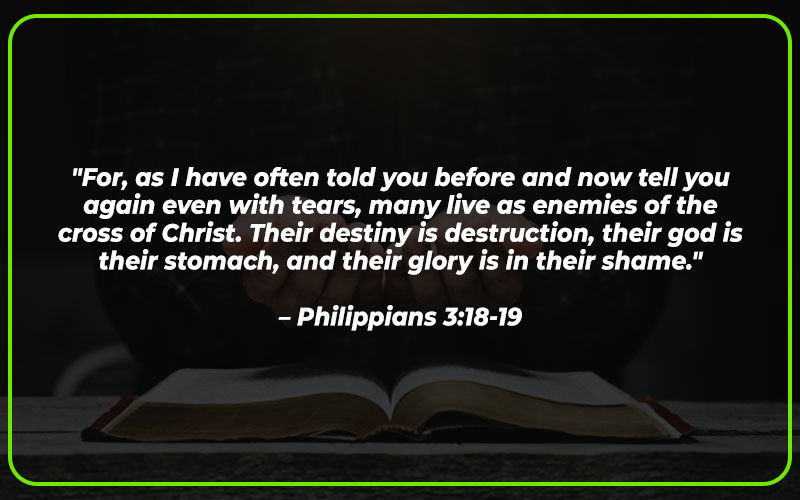 Bible Verses About Warning Before Destruction