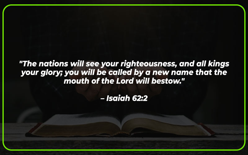 Bible Verses about I Have Called You by Name